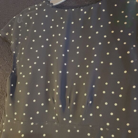 Apostrophe Womens Blouse Multi-Color Size 4P 100% Polyester Cap Sleeve Pullover - Picture 10 of 10